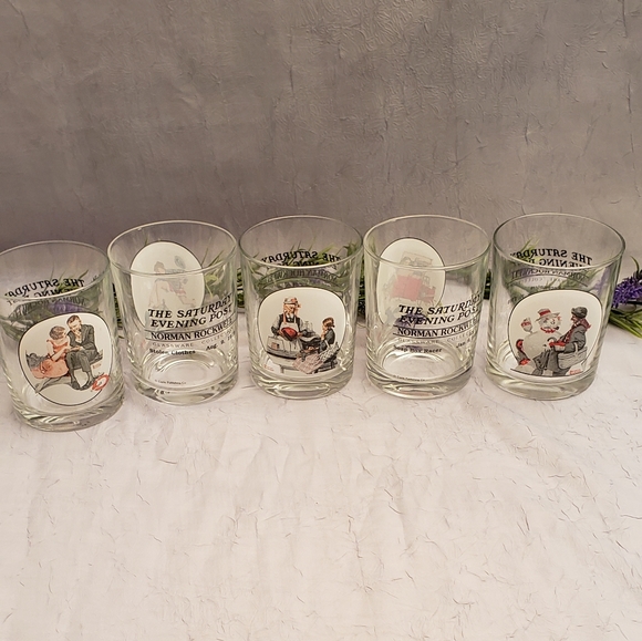 Norman Rockwell Glass Collector's Set - Picture 4 of 12